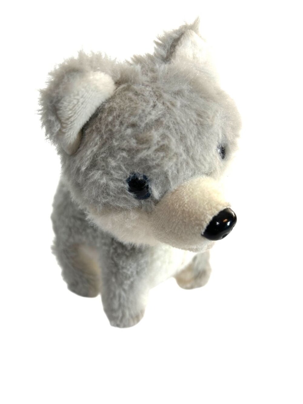 Kid Connection Walking Mini Pet Barking Sound  7" Gray Husky Dog Wolf Works